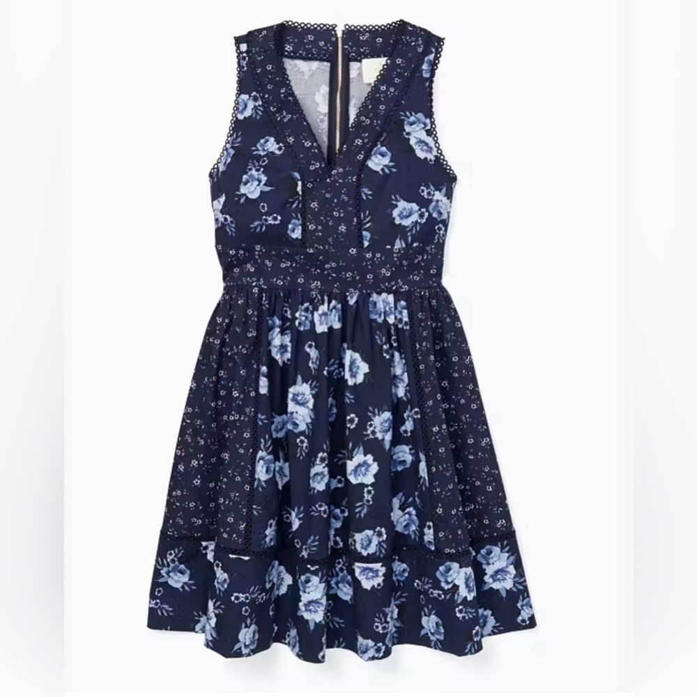 Kate spade prairie rose fit & flare dress size 2